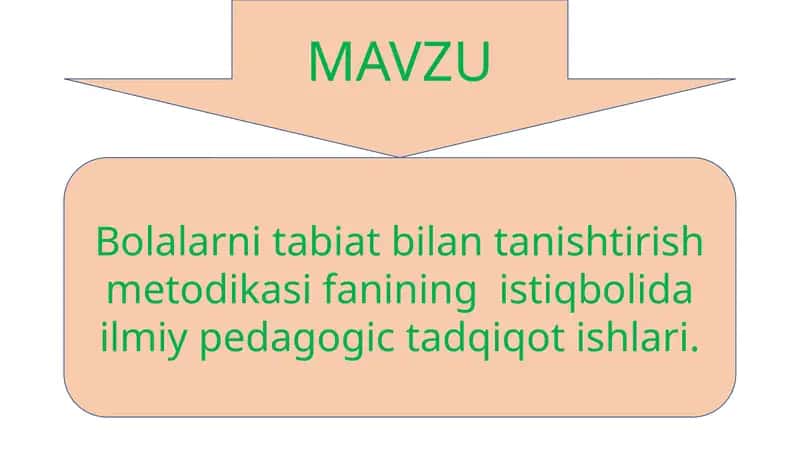 Ekologik ta'lim rivojlantirish Konsepsiyasi 1