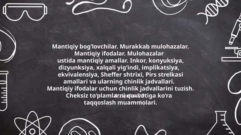 Mantiqiy bog‘lovchilar 1