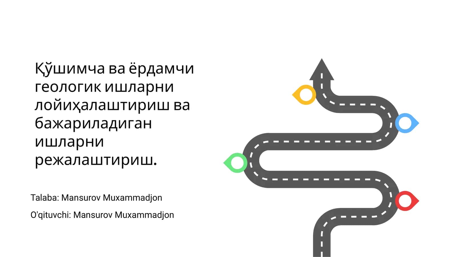 Лойиҳалаштириш асосий вазифалари 1