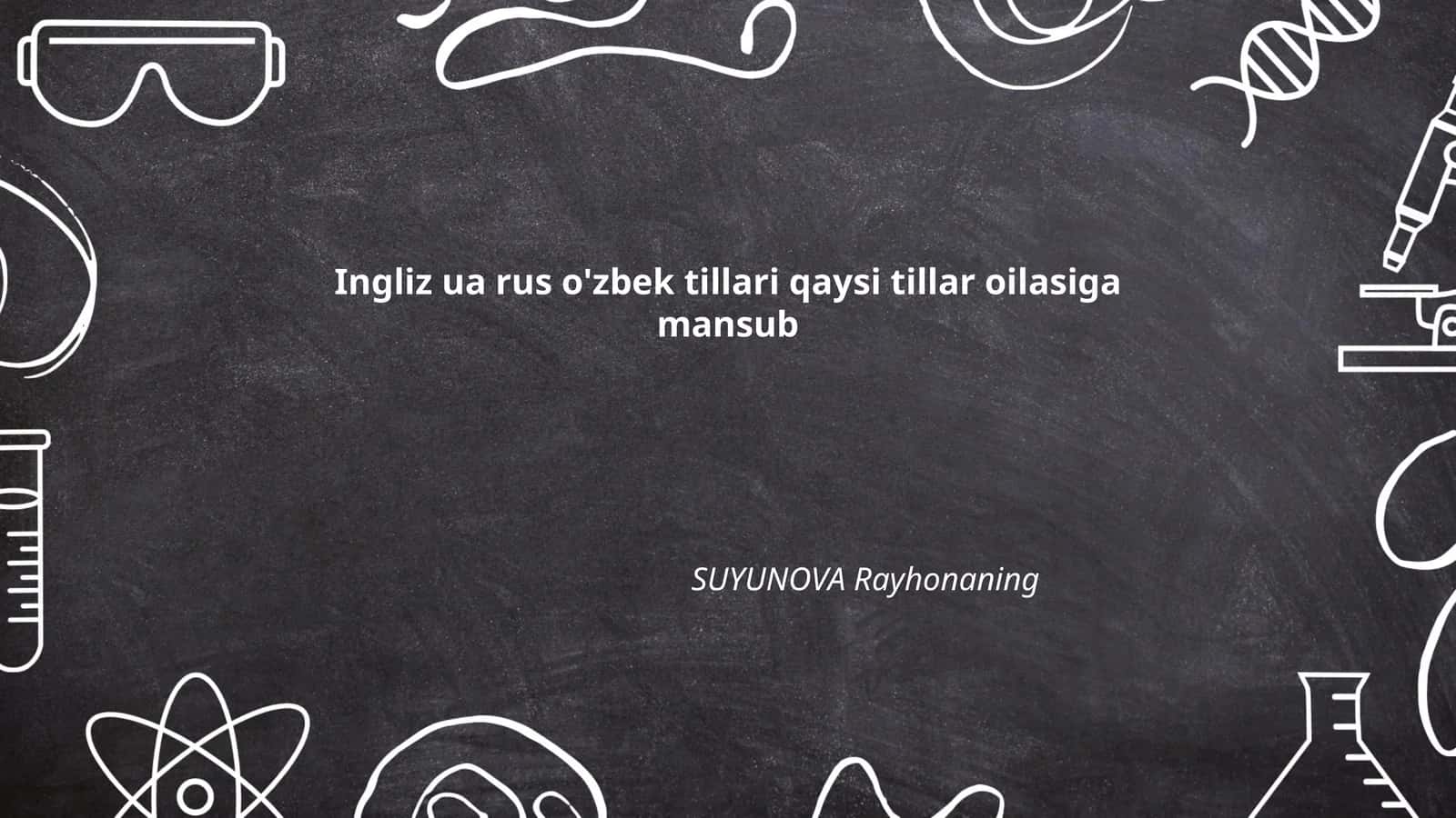 Ingliz Tili Tarixi 1
