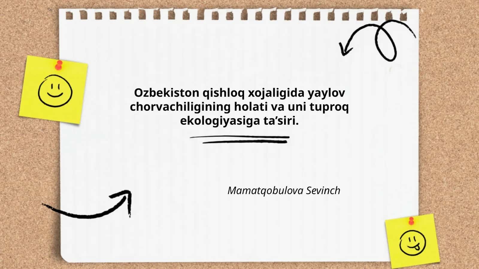 Yaylov chorvachiligining O'zbekiston qishloq xo'jaligidagi roli 1