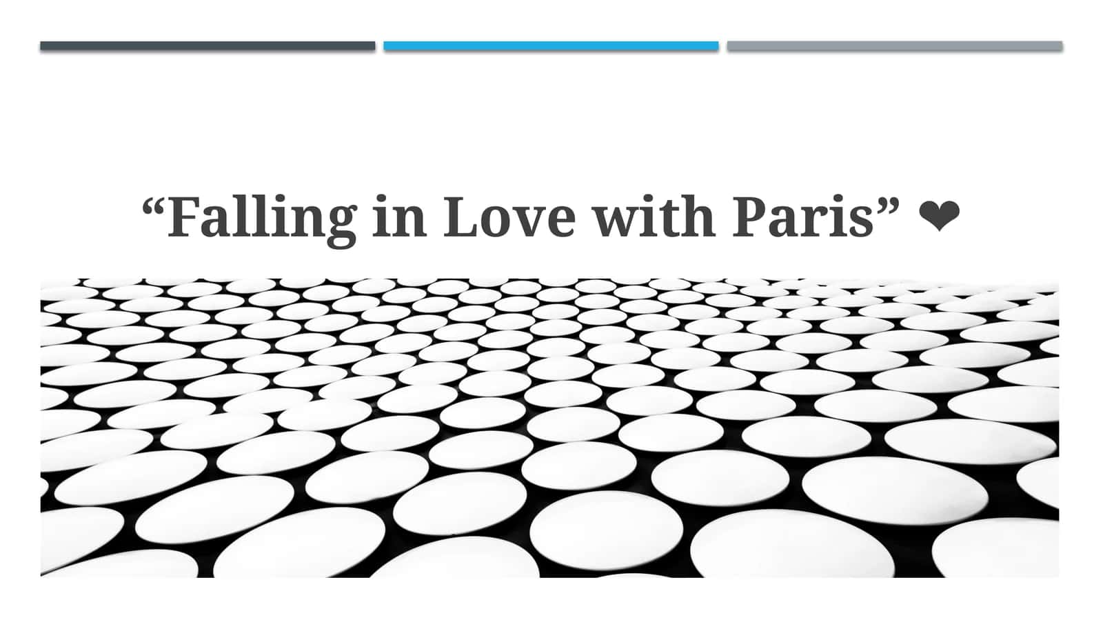 Falling in Love with Paris 1