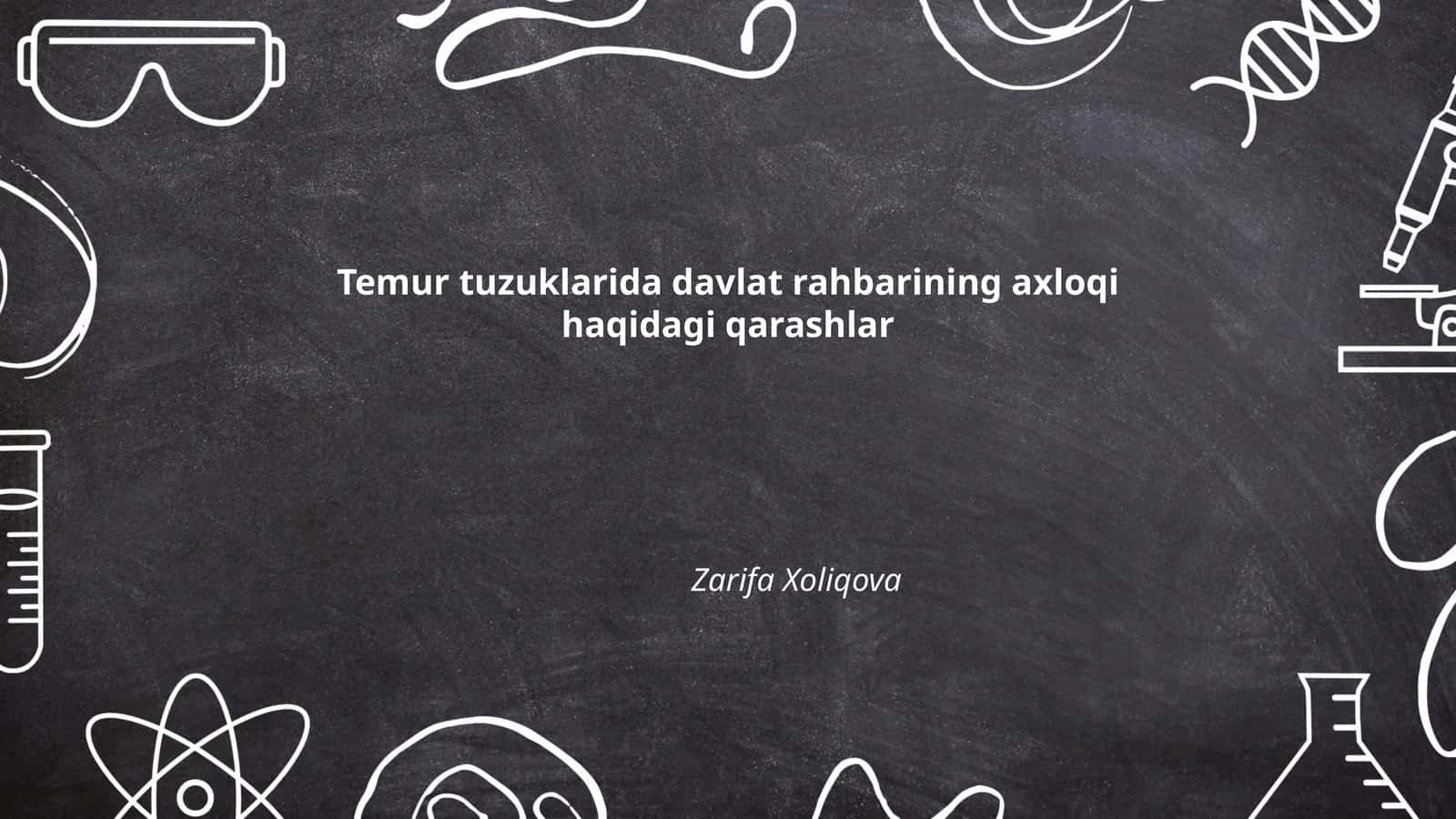 Davlat boshqaruvining axloqiy asoslari 1