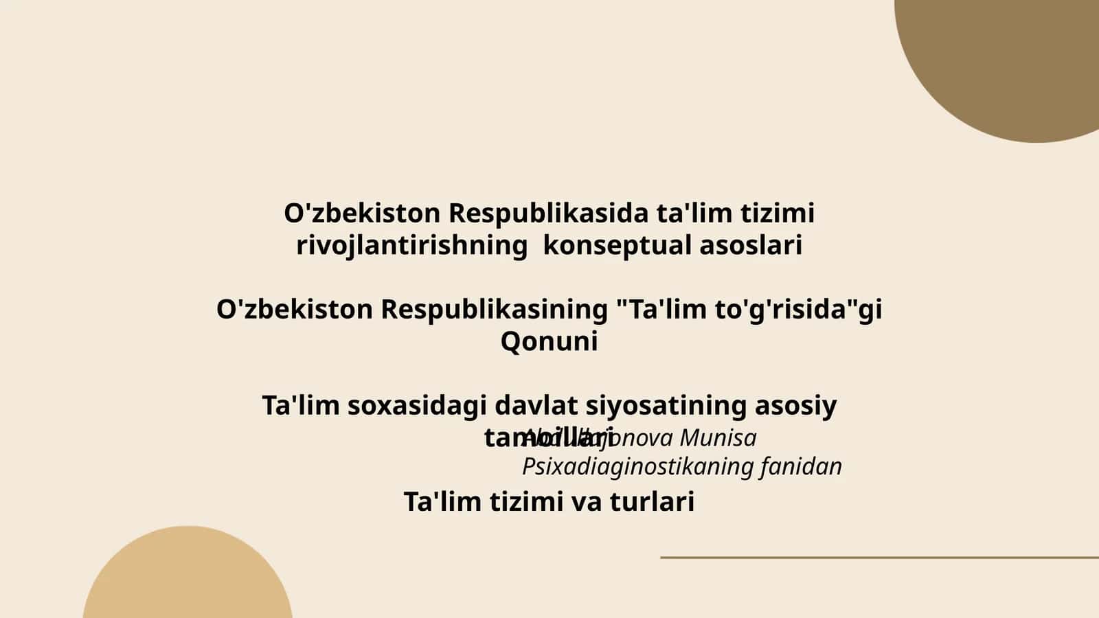 Abdullajonova Munisa Psixadiaginostikaning fanidan 1
