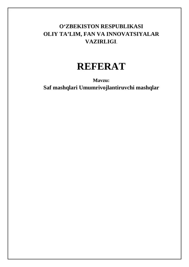Bolalar salomatligi va jismoniy rivojlanishi 1