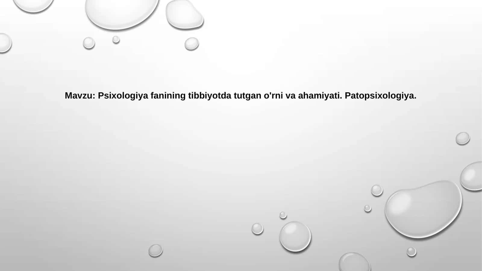 Psixologiyafanining Tibbiyotda Tutgan O'rni va Ahamiyati 1
