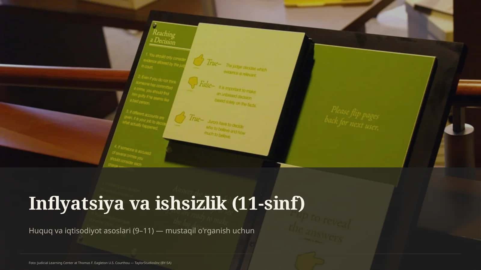 Huquq va iqtisodiyot asoslari (9–11) 1