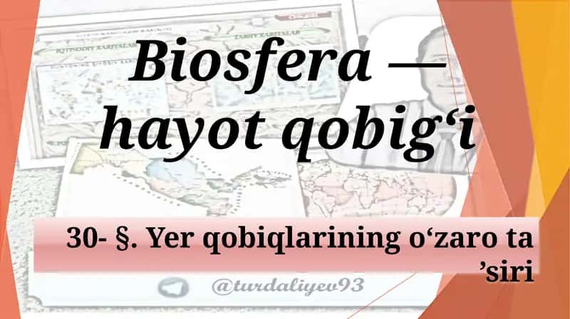 Biosfera — hayot qobig‘i 1