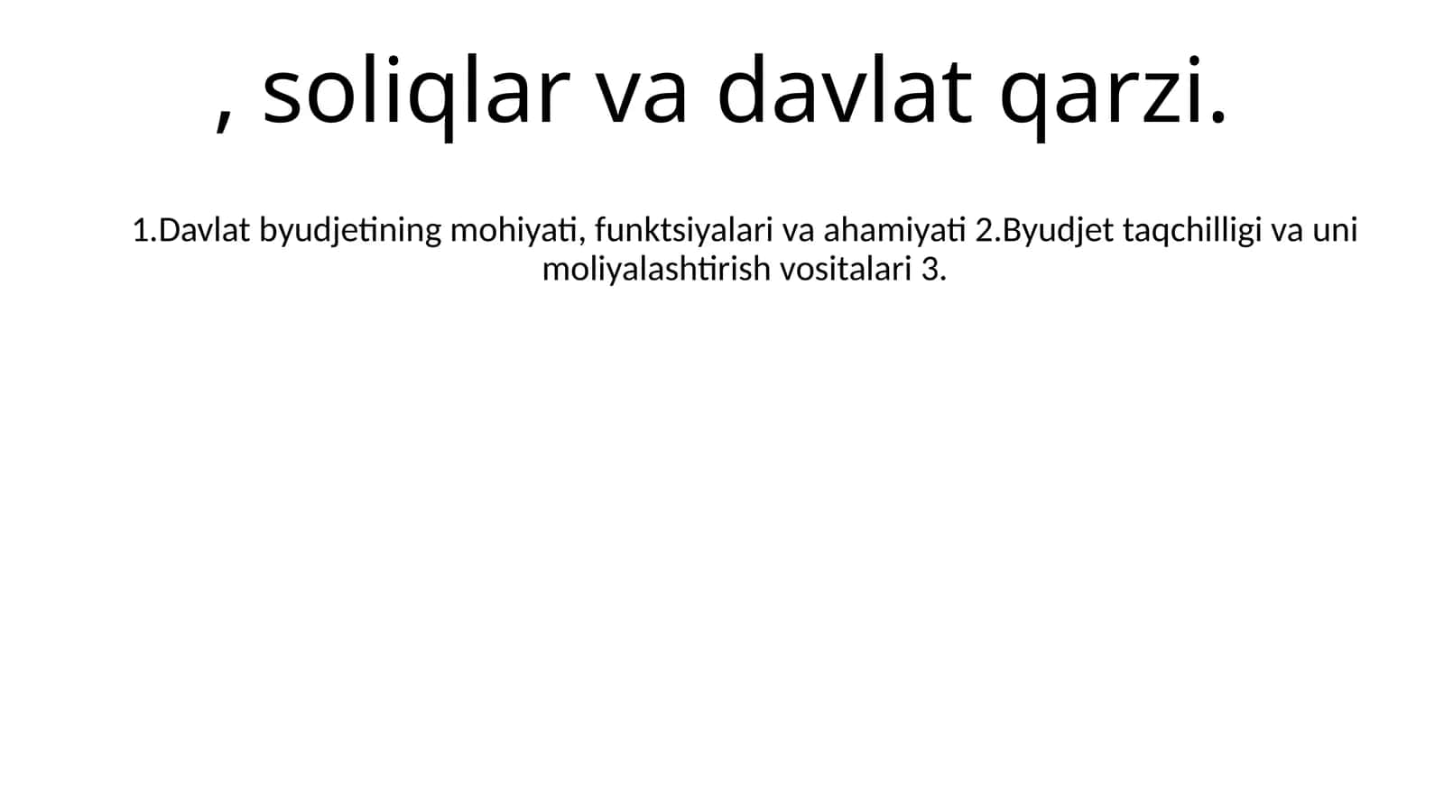 Davlatbyudjeti 1