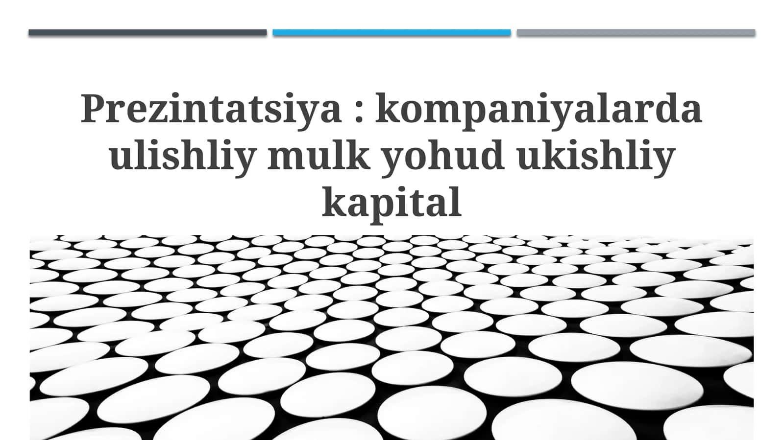 Aksiyadorlik mulki va ustav kapitali 1