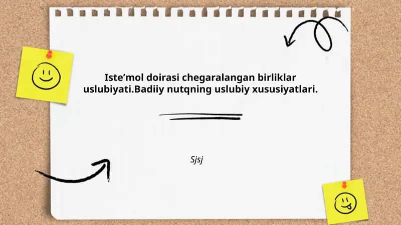 Badiiy Nutq Uslubi 1