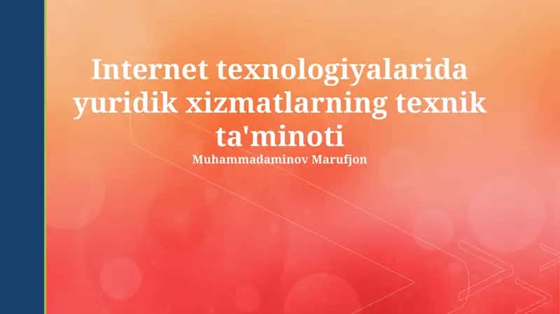 Zamonaviy Texnologiyalar orqali Huquqiy Masalalarni Yechish 1