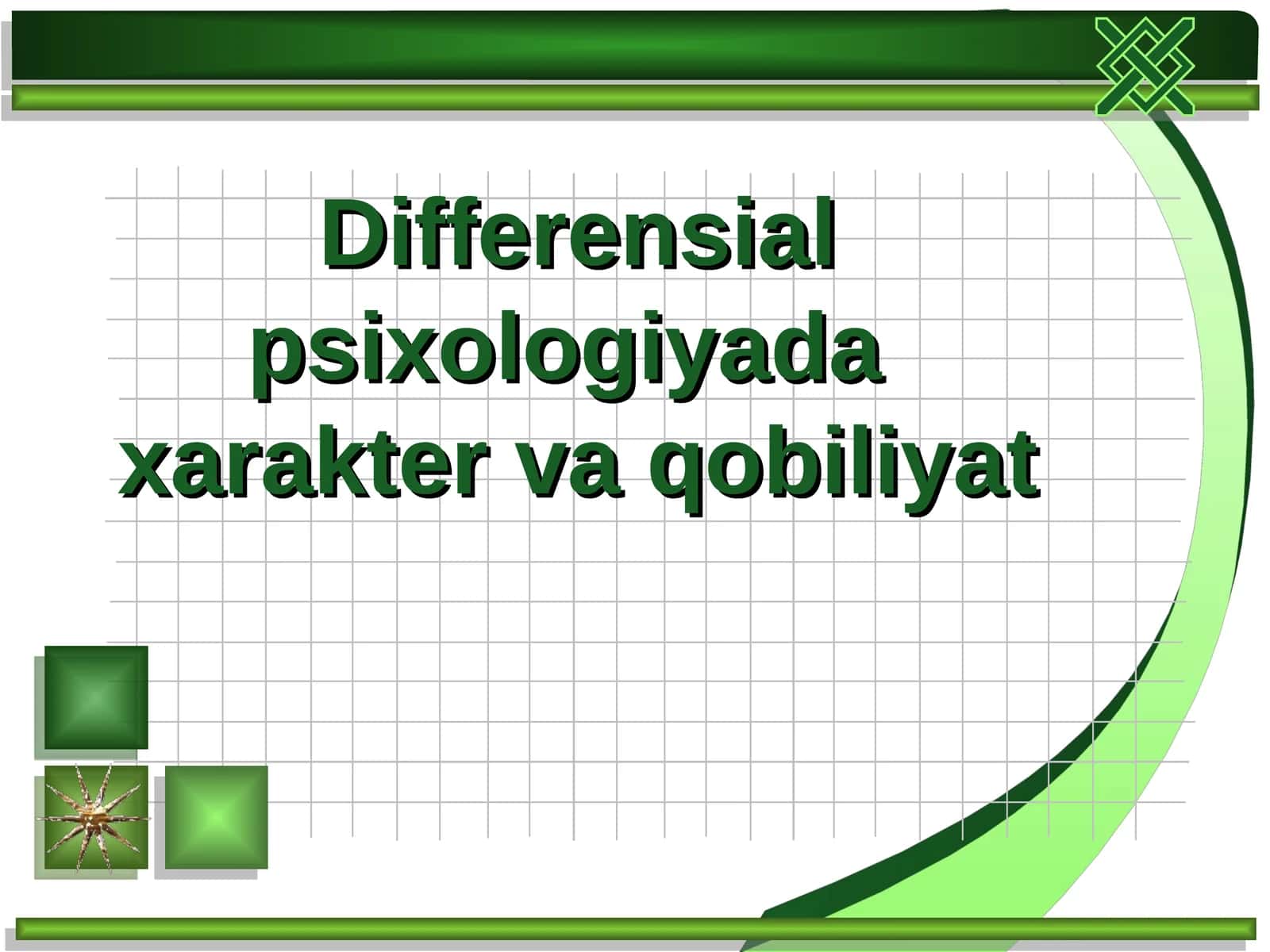 Differensial psixologiyadaxarakter va qobiliyat 1