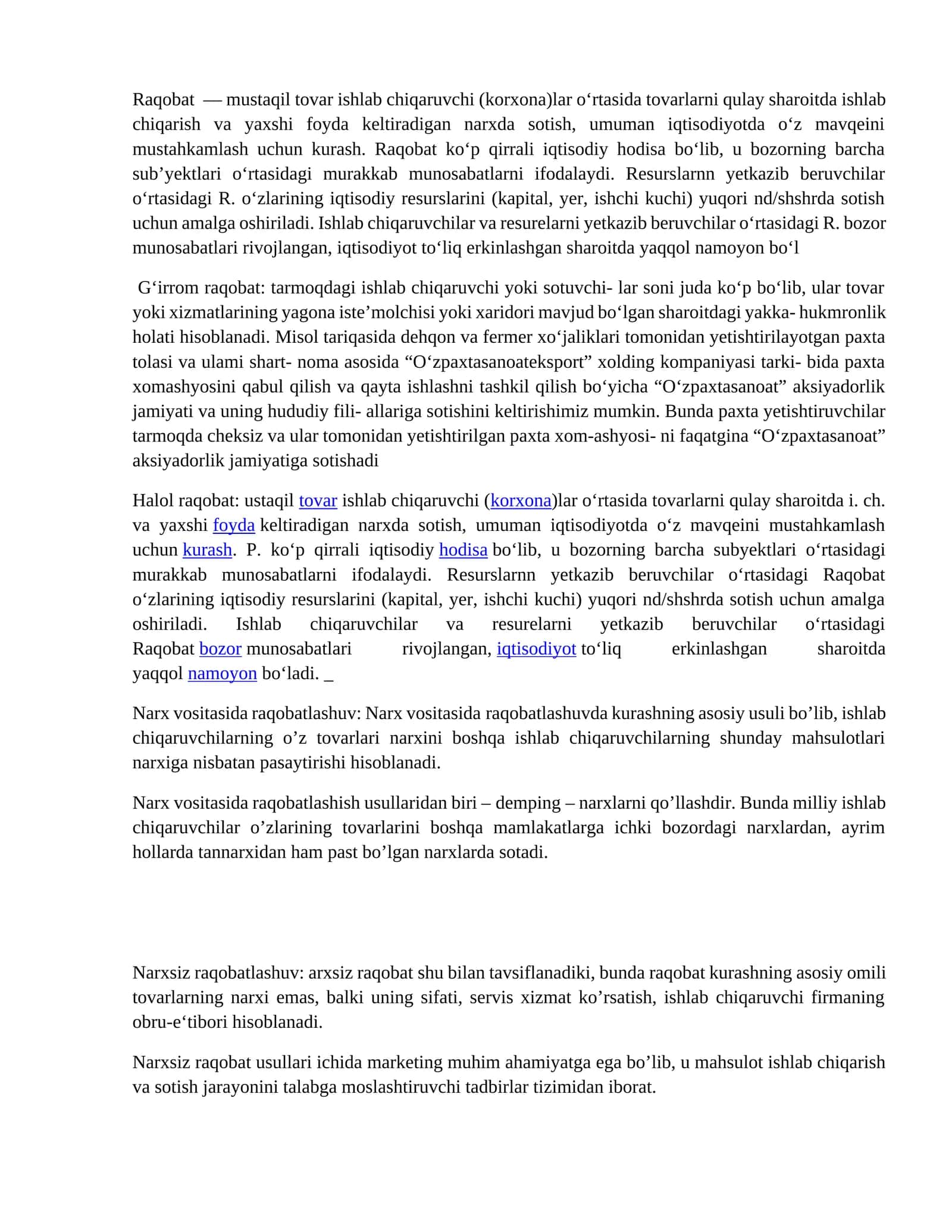Raqobat 1