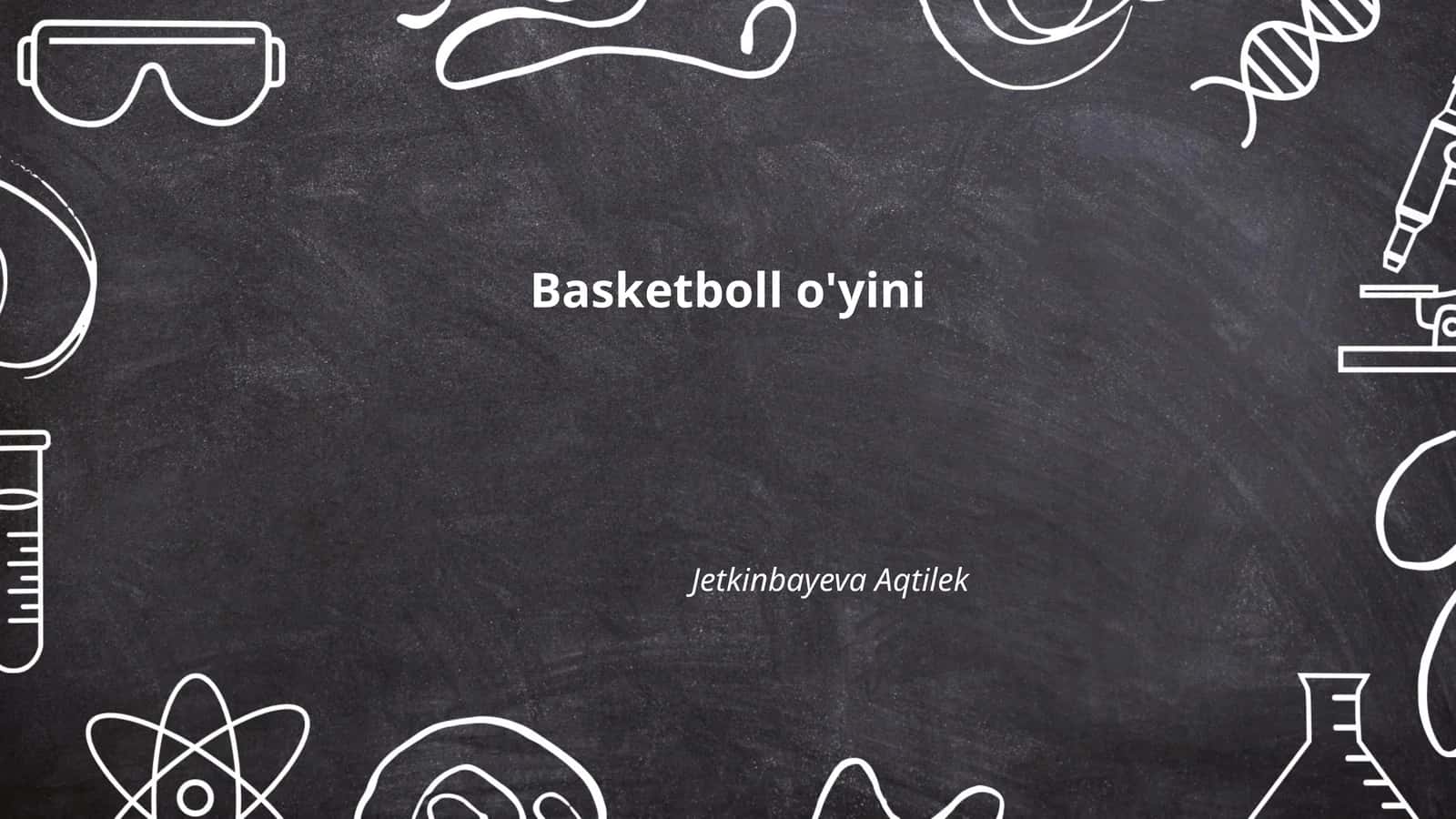 Basketboll o'yini 1