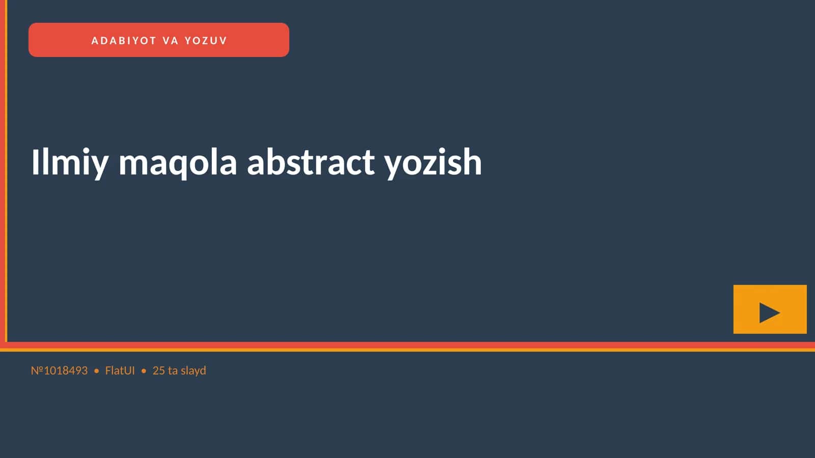 Ilmiy maqola abstract yozish 1