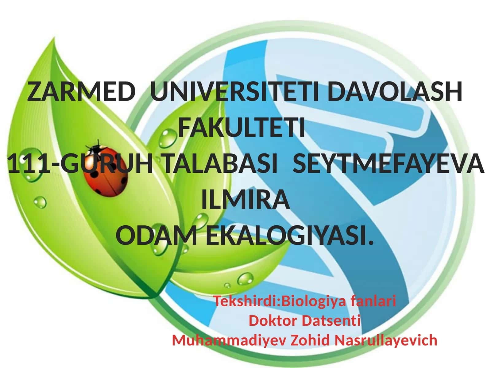 Insonekalogiyasi N 111-S 1
