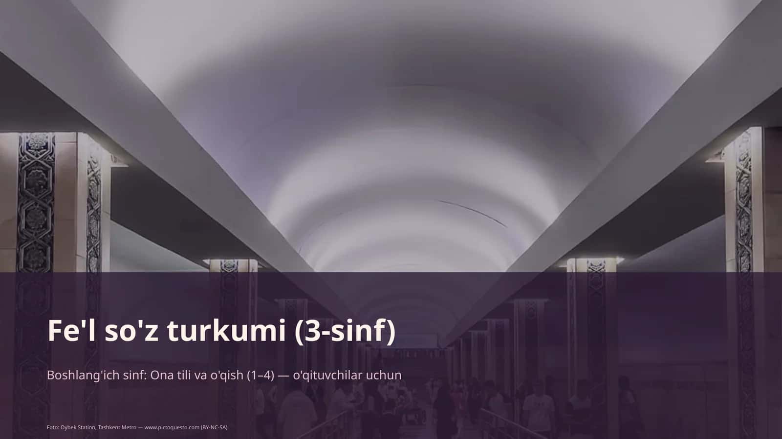Fe'l so'z turkumi (3-sinf) 1