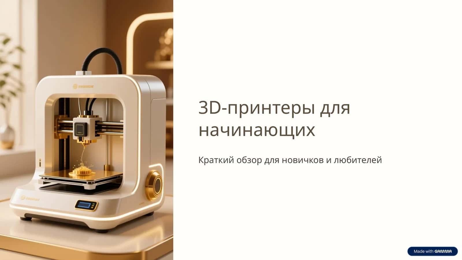 3D-принтеры для начинающих 1