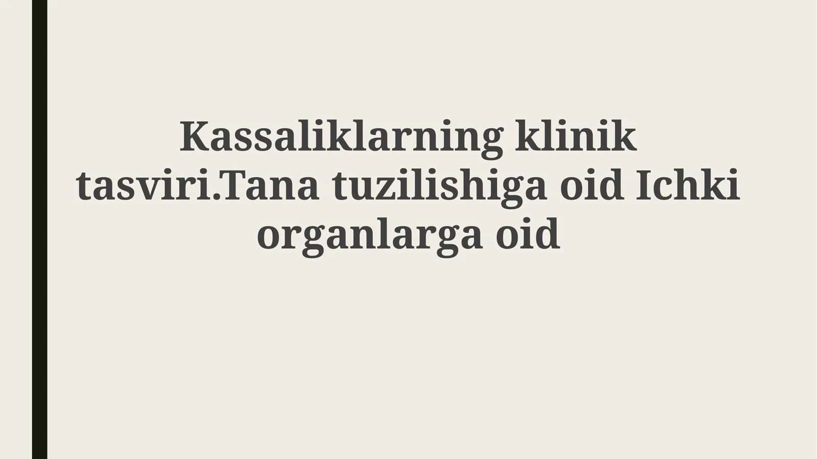 Askariozning klinik ko'rinishlari 1