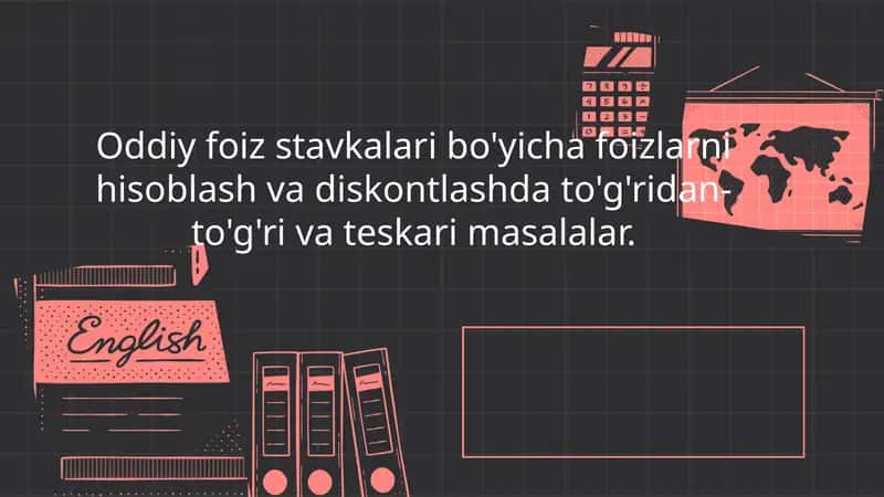 Oddiy Foiz Stavkalari 1