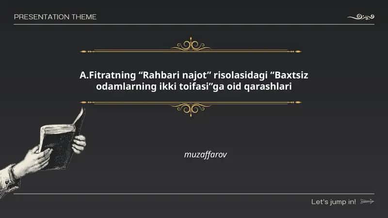 Baxtsiz odamlarning ikki toifasi 1
