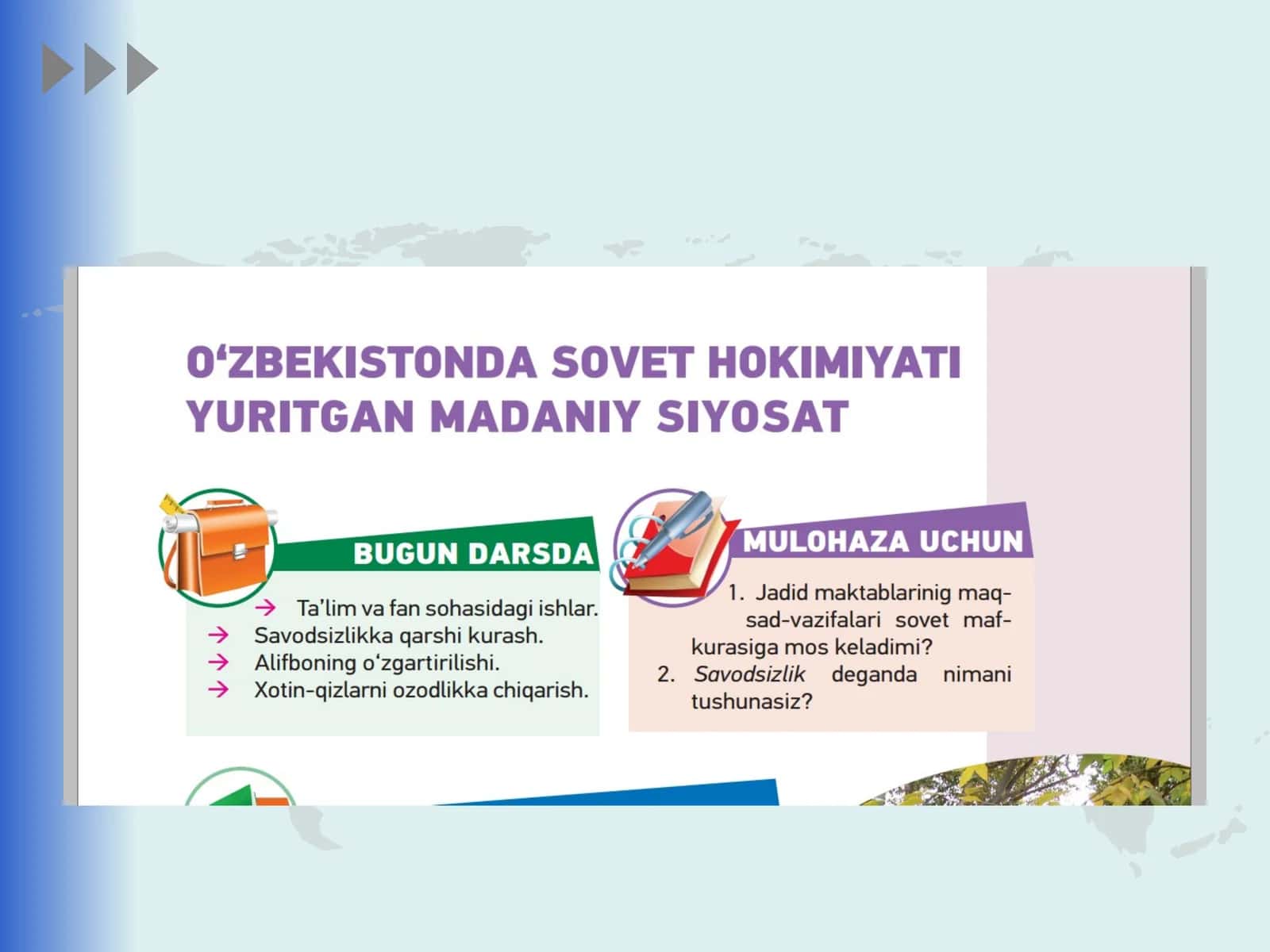Sovet hokimiyatining ta’lim va fan sohasidagi ishlari 1