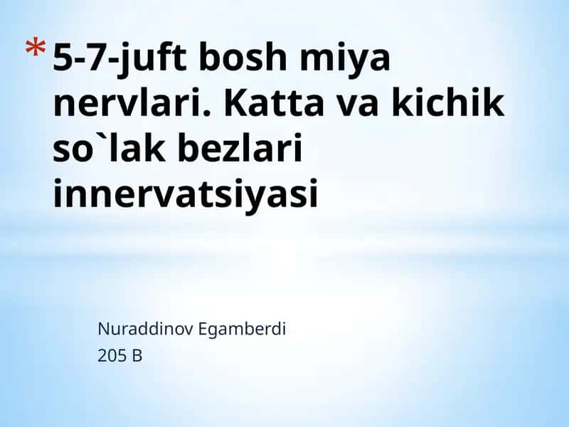 5-7-juft boshmiyanervlari 1