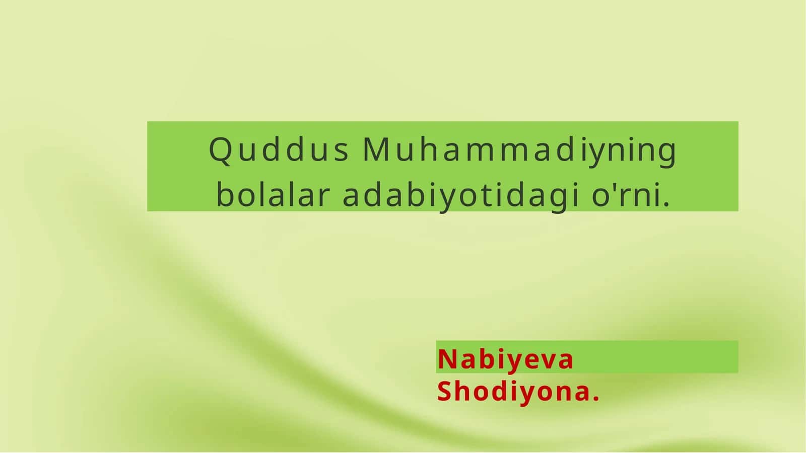 taqdimot 1