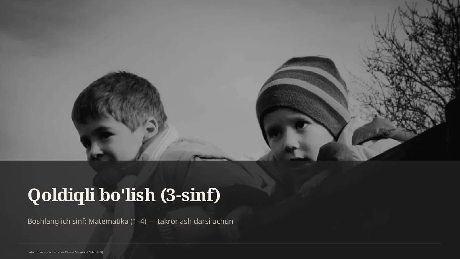 Qoldiqli bo'lish (3-sinf) 1