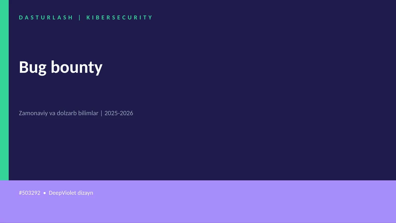 Bug bounty 1