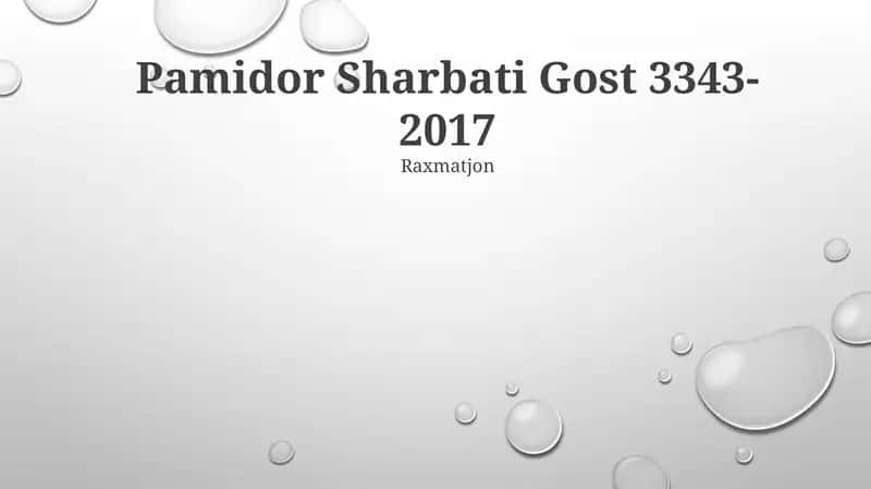 Pamidor Sharbati Gost 3343-2017 1