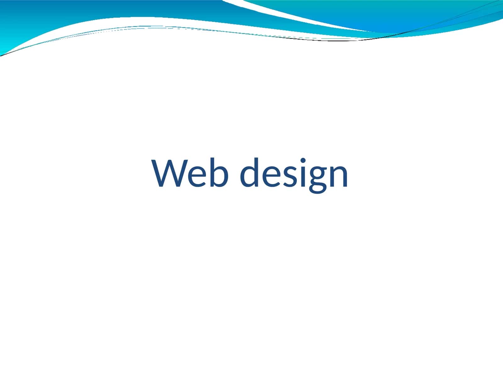 WEBDESIGNING 1