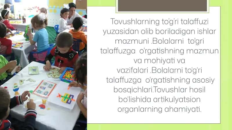 Tovushlar hosil bo'lishida artikulyatsion organlarning ahamiyati 1