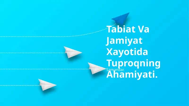Tuproqning Ahamiyati 1