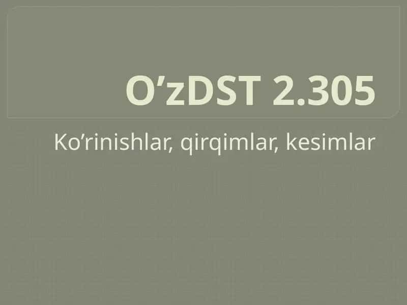 O’zDST2.305 1