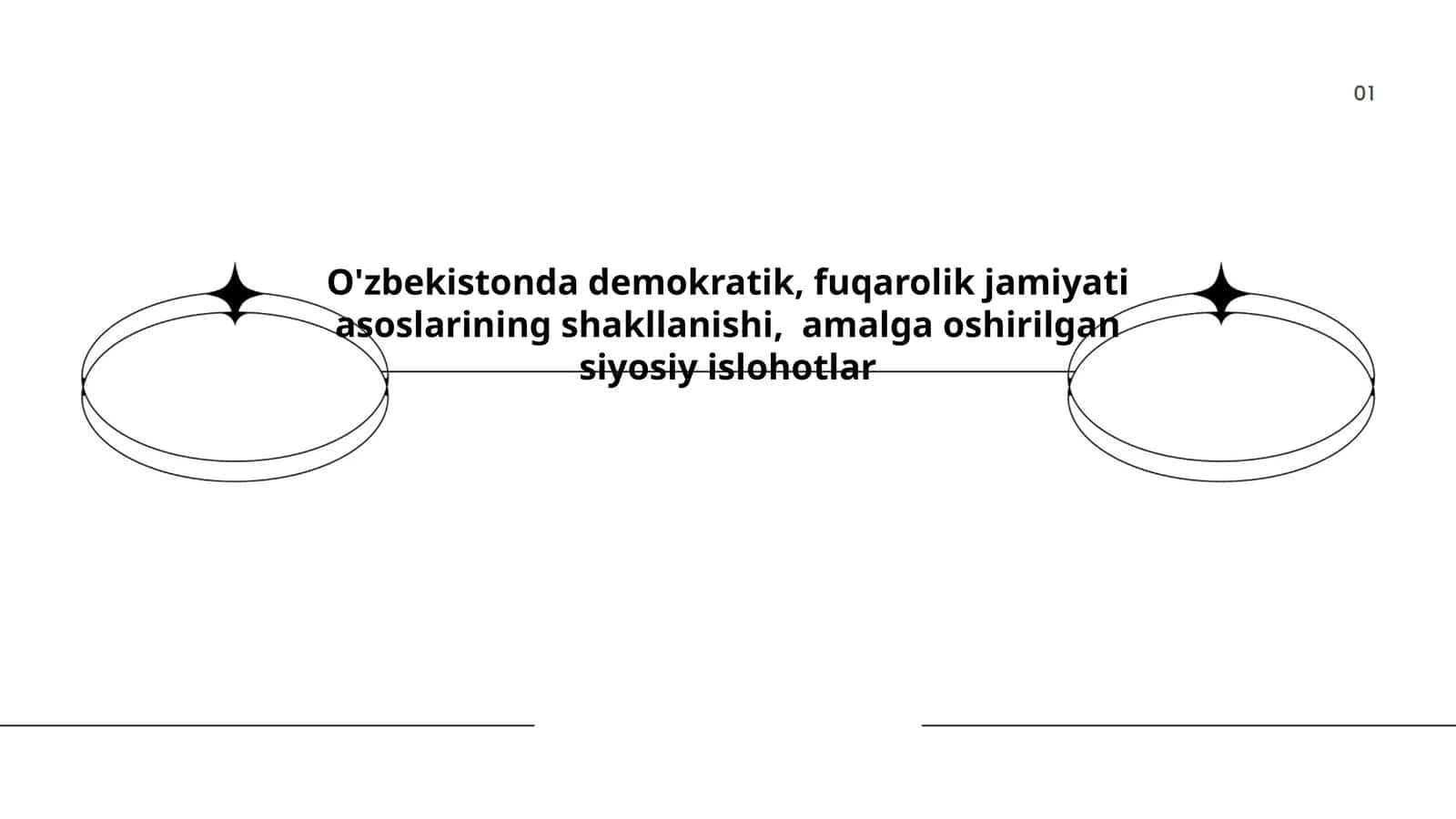 O'zbekistonda demokratik, fuqarolik jamiyati asoslarining shakllanishi, amalga oshirilgan siyosiy islohotlar 1