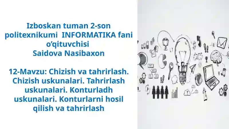 Chizish uskunalari 1
