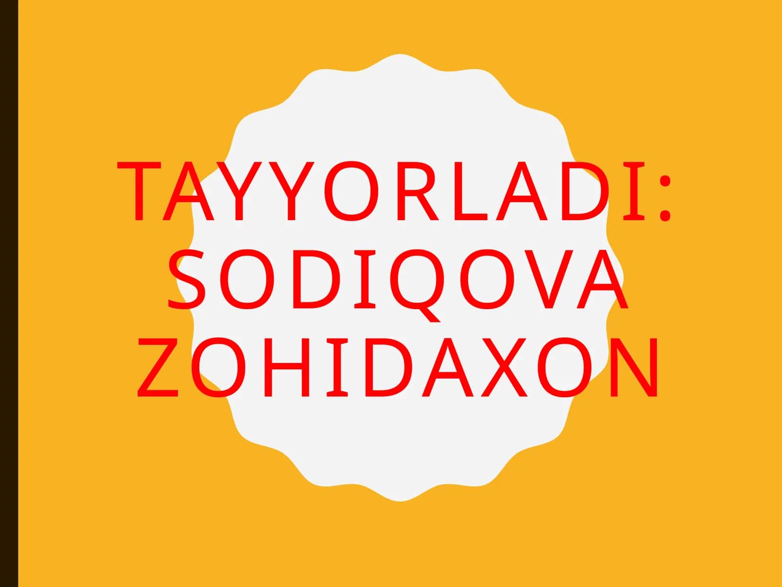 O‘zbek tilimorfemikasining shakllanishi va ro‘yoblanishi 1