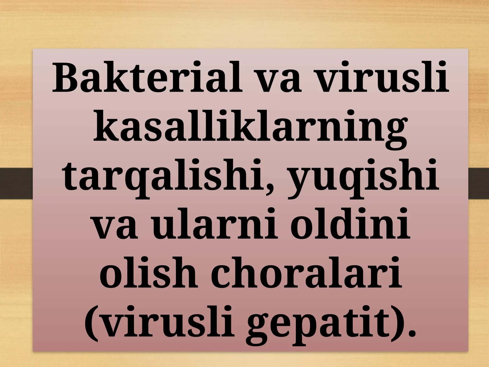 Virusli gepatitlar 1
