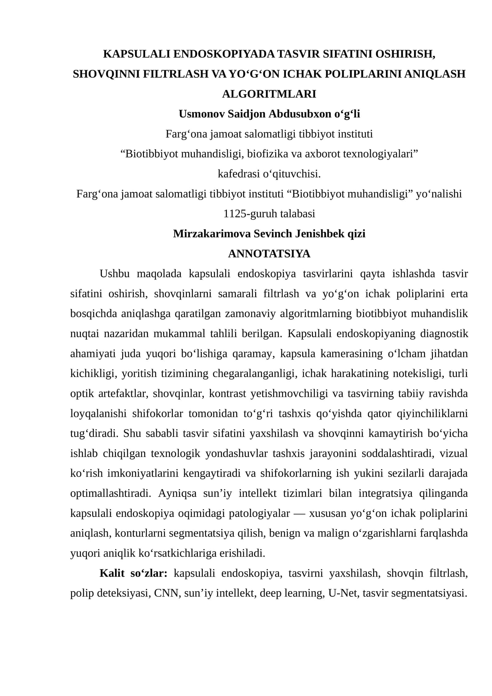 Kapsulali endaskopiya 1