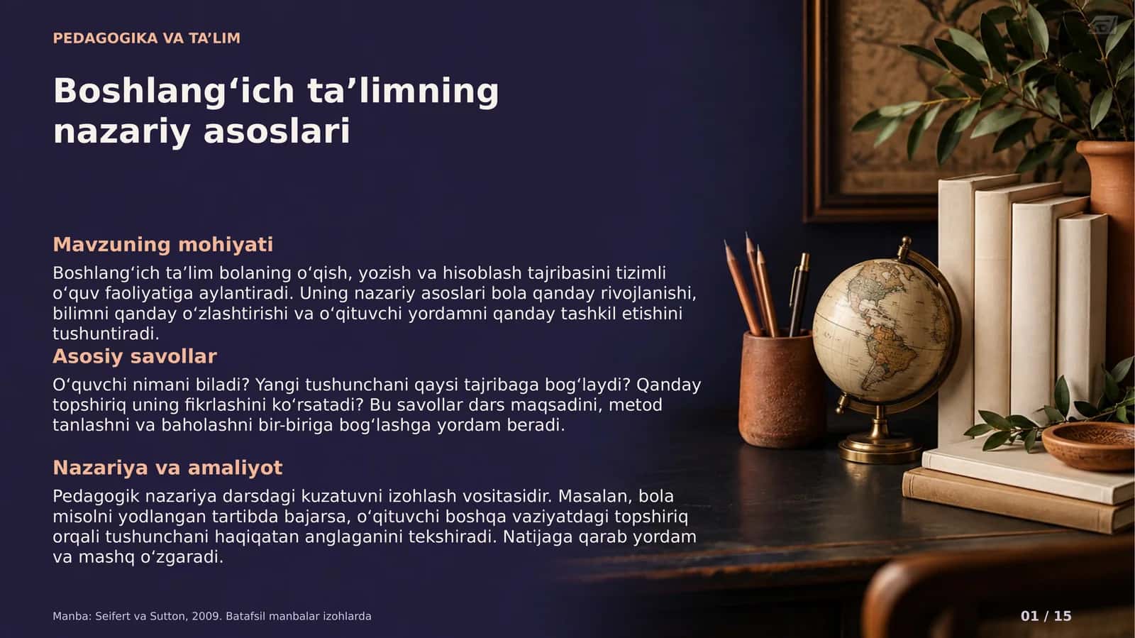 Boshlang‘ich ta’limning nazariy asoslari 1
