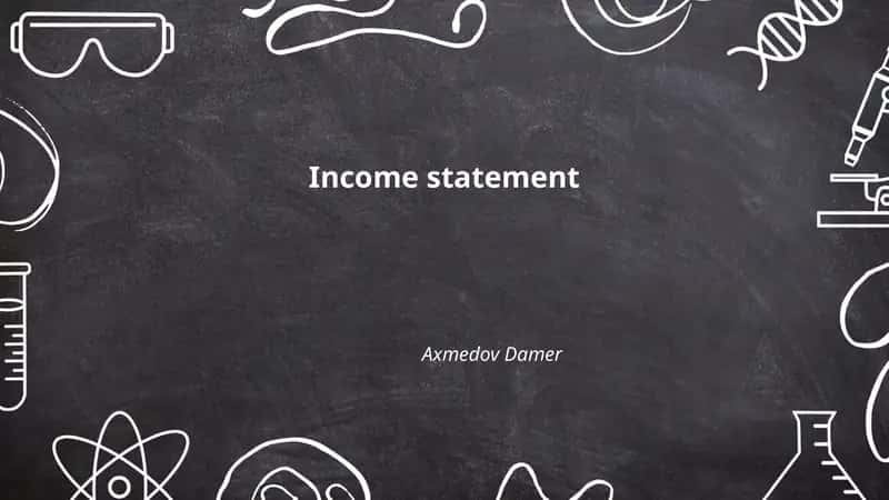 Income statement 1