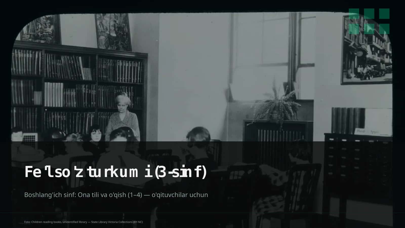 Fe'l so'z turkumi (3-sinf) 1