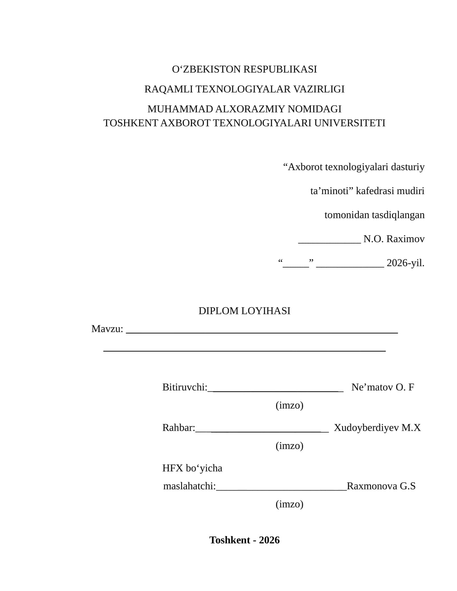 Diplom loyihasi 1