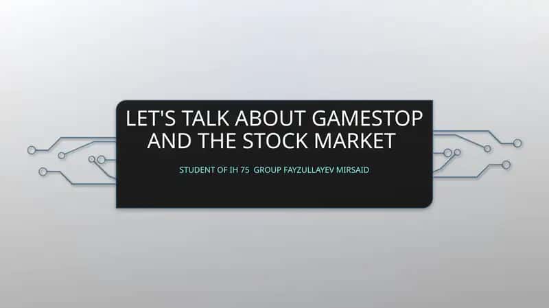 What is Wall Street? 1