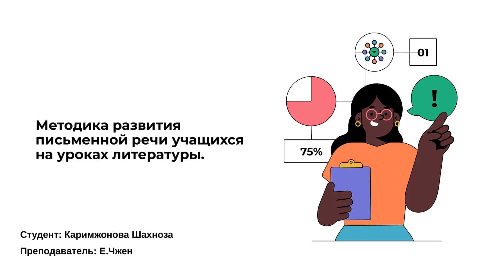 Методика развития письменной речи учащихся на уроках литературы 1