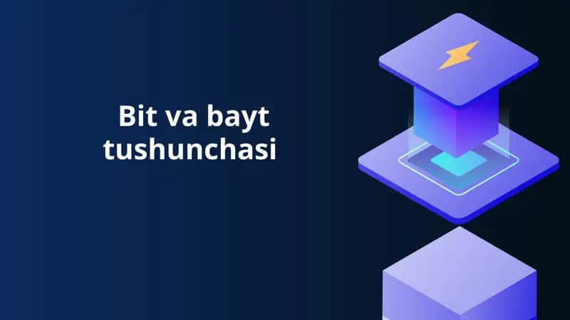 Bit va bayt tushunchasi 1