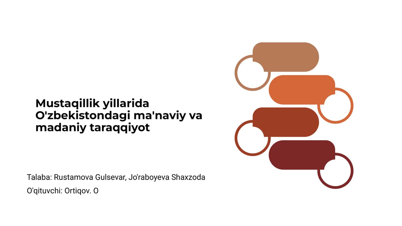 Mustaqillik yillarida O'zbekistondagi ma'naviy va madaniy taraqqiyot 1