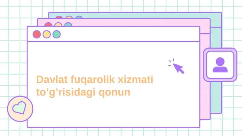 Davlat fuqarolik xizmati to’g’risidagi qonun 1